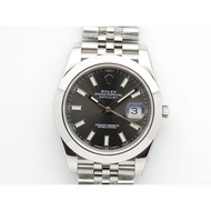 DL Datejust II 41mm Jub Smt SS/SS Grey Stick Noob A3235