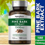 PINE BARK EXTRACT STANDARDIZED 1500mg x 180 Capsules Supplement