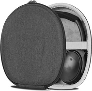 Geekria Shield Case Compatible with Bose QC Ultra, QC45, 700, QC35 Gaming, QC35 II, QC35, QC SE Headphones, Replacement Protective Hard Shell Travel Carrying Bag with Cable Storage (Grey)