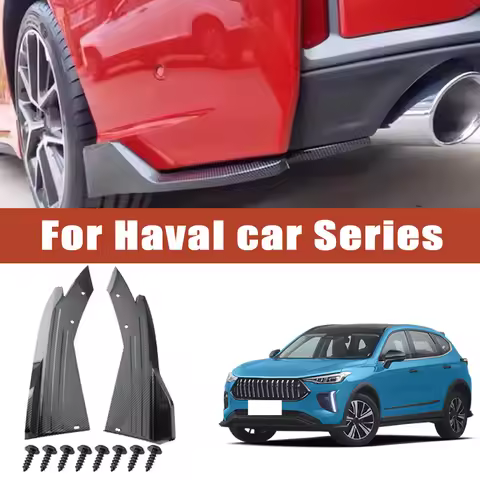 2pcs Rear Bumper Spoiler Lip Splitter Diffuser Anti-Crash Winglet Car Mod For Haval H6 H9 F7 F7x Jol