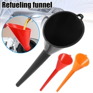 Anti-splash Car Long Mouth Oil Funnel Gasoline Oil Fuel Filling Tools Plastic Engine Funnel Motorcycle Refueling Car Accessories