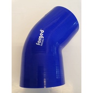 89mm 89 mm 3.5" Forged Racing Elbow 45 degree Straight Silicone Hose Blue