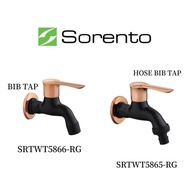 Sorento Bib Tap/Water Tap/Hose Bib Tap Faucet Rose - Gold + Matt Black