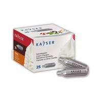 KAYSER EUROPE 25 PCS N2O GAS CREAM CHARGER (1 PACK 25 PIECES) READY STOCK