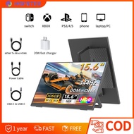 HGFRTEE Portable Monitr 15.6 Inch, 144HZ IP Refresh Rate ProfessiDMI for Laptop, Mobile, PC, Mac, PS