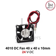 DC Mini Cooling Fan 4010 24V for 3D Printer 2-pin Computer/