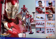 二手 Hot Toys MMS427 D19 Iron Man Mark XLVII MK47