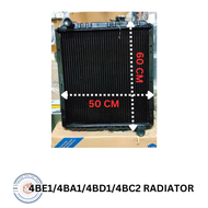 RADIATOR FOR ISUZU 4Ba1 4Bc1 4Bd1 4Be1 4Bc2 Engine Copper (60 cm Height 50 cm Width) (1 Piece Per Or