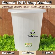 Pot Tinggi Pirus Besar Yogap no 30 - Bening
