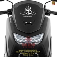 Latest Arabic Calligraphy ALHAMDULILLAH SUBHANALLAH ALLAHUAKBAR Motorcycle Stickers Motorcycle Stick