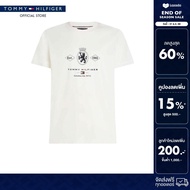 Tommy Hilfiger เสื้อยืด ผู้ชาย รุ่น MW0MW40020 YBL - สีขาว ทรง Regular