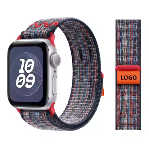 Nylon Sport Strap for Apple Watch Band Ultra 2 49mm for Nike Loop Bracelet iWatch S10 9 8 7 6 5 4 3 