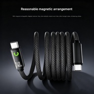 240W dual-TypeC magnetic fast charging data cable for Samsung S25FE S25Ultra S26Ultra Xiaomi 15T 15T