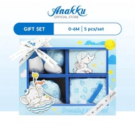 Anakku Newborn 5pcs Baby Boy Gift Set / Set Hadiah Bayi Lelaki [0-6 Months] EAK444-1