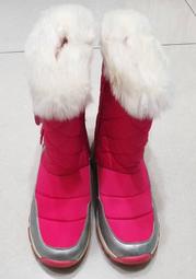 【加拿大 Polar Wolf】奧特曼蝴蝶 冰爪收納式-高筒拉鍊專業防滑保暖雪鞋.雪靴(TPR鞋底+耐低溫)內層控溫保暖