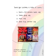 Tasty Snack Combo Box (Halal) - Super Ring,Potato Chips,Mimi,Popo,Fish Muruku