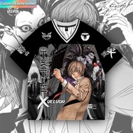PREMIUM OVERSIZE ANIME JERSEY CHILD Jersey DEATHNOTE SERIES NUMBER JERSEY FULL Jersey