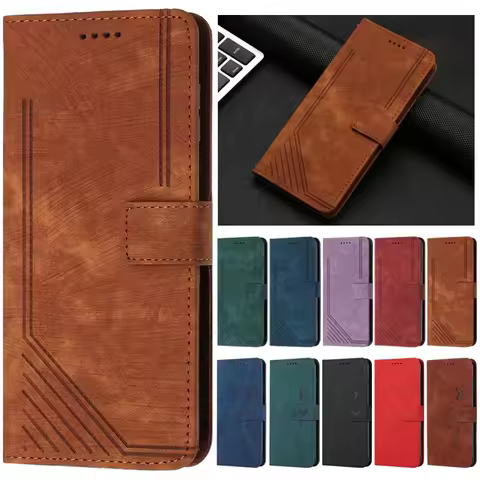 For Infinix Hot 50 40 Case Leather Magnetic Flip Case on For Fundas Infinix Hot 50 5G Hot50 40 Pro 4