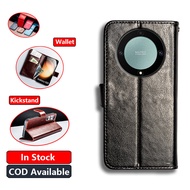 Classic Leather For Huawei Honor X40 X9a Magic5 Lite RMO-AN00 NX1 NX3 Wallet Vintage Folio Case Flip
