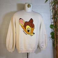 CREWNECK I'M VELY DISNEY ORIGINAL, SIZE M (SECOND BRANDED) KREM CN0222
