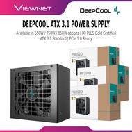 DEEPCOOL PN650D/PN750D/PN850D ATX 3.1 Power Supply 650W 750W 850W 80+ Gold PCIe 5.0 PSU | Gaming PC 