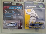 Greenlight 1:64 Ford Escort RS Cosworth & Shelby GT350R, 各售$70