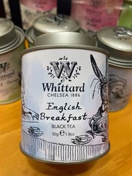 Whittard 愛麗絲迷你罐裝茶 English breakfast 50g