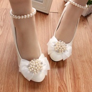 Size34-40, 3cm,5cm,8cm 结婚鞋kasut pengantin bridal shoe wedding shoe