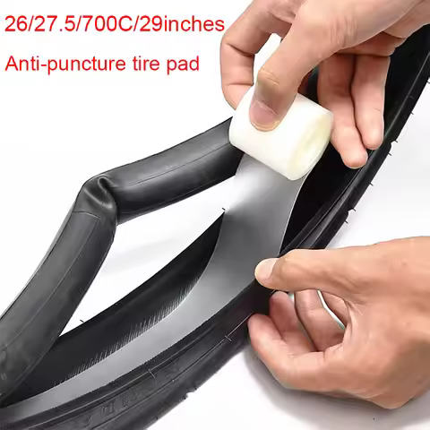 Mountain Road Bike 2pcs Tire Liner Pad Bicycle Rim Strips Anti-Puncture Inner Tube Protector Repair 