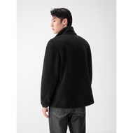 HLA/Hailan House Fleece Jacket Men 21 Autumn Winter Imitation Lamb Wool Comfortable Skin-Friendly Bl