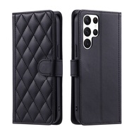 XICCI For Samsung S25 Ultra/S25 Plus/S25/S25 Edge Small Fragrance Bag Card Flip Cover Leather Case S