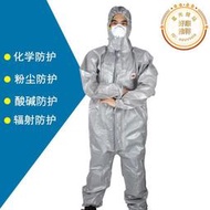 【公司貨】3M4570防護連體帶帽防塵防化學品噴灑噴漆實驗室耐酸鹼防化