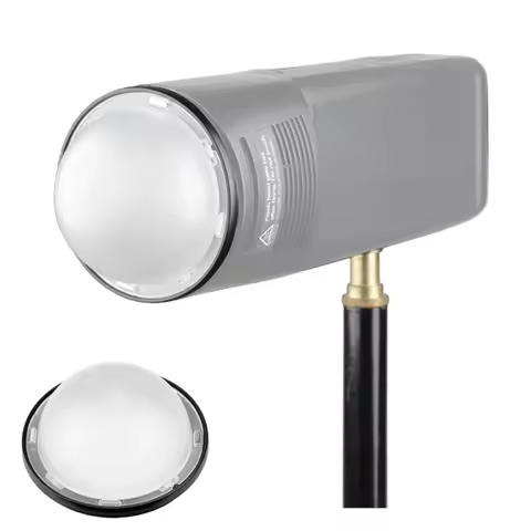 AK-R11 Dome Diffuser Compatible for Godox H200R Round Flash-Head/V1 Flash Series, V1-S, V1-N, V1-C, 