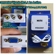 VGA to RCA Converter VGA to RCA Converter VGA to Av Connector RCA