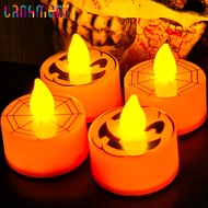 [H&L]2/5/10PCS - Durable Plastic Halloween Lanterns | Pumpkin Spider Web LED Lights, Waterproof Outd