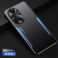 เคส Honor 200 Pro สำหรับ Honor 200 Pro【อลูมิเนียมอัลลอยด้าน + TPU + PC เคสโทรศัพท์ กันกระแทก 】
