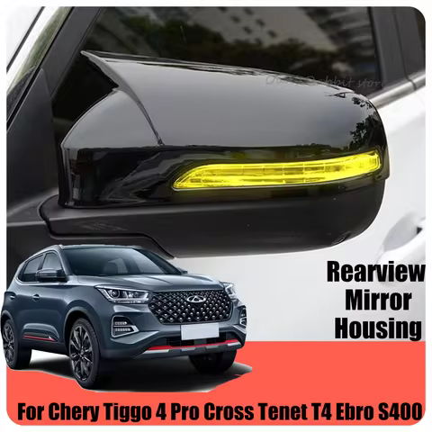 For Chery Tiggo 4 Pro Cross Tenet T4 Ebro S400 2025~2027 Car Rearview Mirror Protect Cover Anti-scra