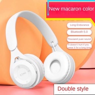 New Y08 Headset Bluetooth Headset Macaron Foldable Bluetooth Headset Ready Stock Supply