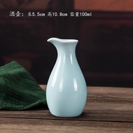 Mini 2 Ounce Ceramic Wine Bottle Server Warm Wine Retro Style Home Use White Wine Empty Bottle Small