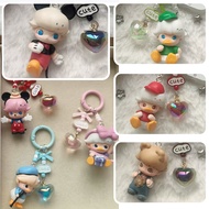 DIMOO WORLDJournal of New Life Keychain Dimoo TV Show Vinyl Pendant Ornaments Collectibles Toys Gift