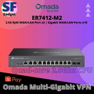 TP LINK ER7412-M2 OMADA MULTI-GIGABIT VPN ROUTER Switch WITH QUAD CORE 2.0GHZ CPU