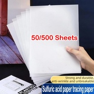 100/50 Sheets A4 A5 Tracing Paper White Translucent Sketching Papers Drawing Art Paper For Drawing S