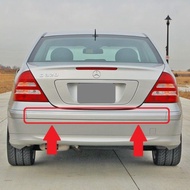 REAR BUMPER STRIP MERCEDES W203 (STRIP + MOULDING CHROME)
