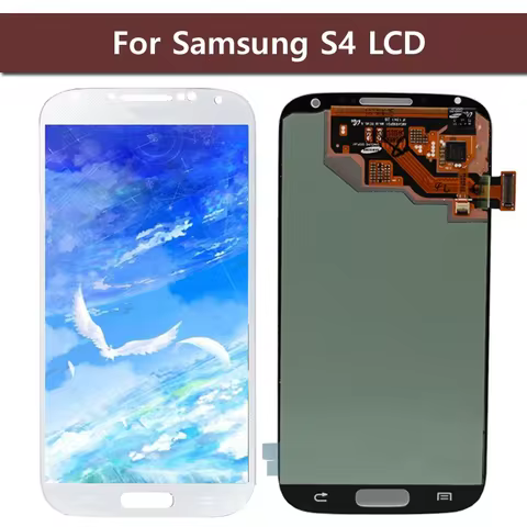 Super AMOLED LCD screen for Samsung Galaxy S4 i9500, touch screen assembly Replacement Parts, 100% t