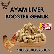 DITTO BOOSTER GEMUK AYAM CHICKEN LIVER PET Treats Freeze Dried Chicken Breast Makanan Ringan Kucing