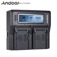 Andoer 2 ชิ้นNP-F970 ค้างคาว-Teryแผ่นสำหรับNeweer Andoerคู่/สี่ช่องค้างคาว-Teryชาร์จสำหรับSo-Ny NP-F