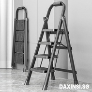 DAXINSI Foldable Ladder Step 3 4 5 6 Step Ladder 300kg Bearing Slim Ladder Small Step Ladder