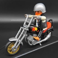 缺頭燈 Playmobil 1995年 3831 摩比 美式 嬉皮 機車 Chopper A78 店頭拆下