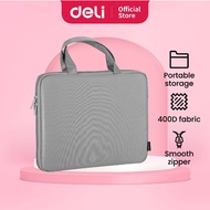 Deli Laptop Bag Office Work Men Business Briefcase Water Repellent Grey (14") 公事包 男 EH975