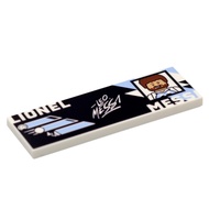 COOLPON | This Is Lego®LEGO®Genuine Parts Printing Tile 2x6 LIONEL MESSI 69729pb242